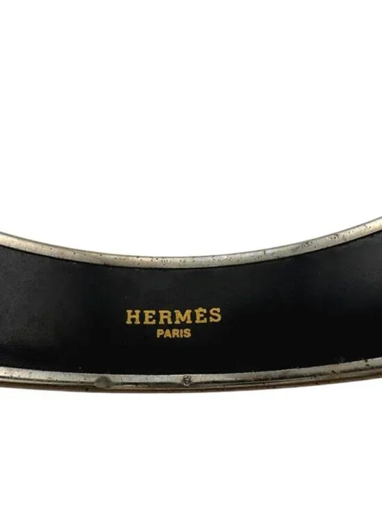 Hermes Cloisonne Bracelet Enamel GM Bangle - Picture 8 of 8